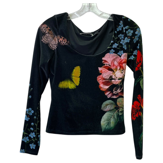 Top Ls Designer By Alice + Olivia In Black, Size:S