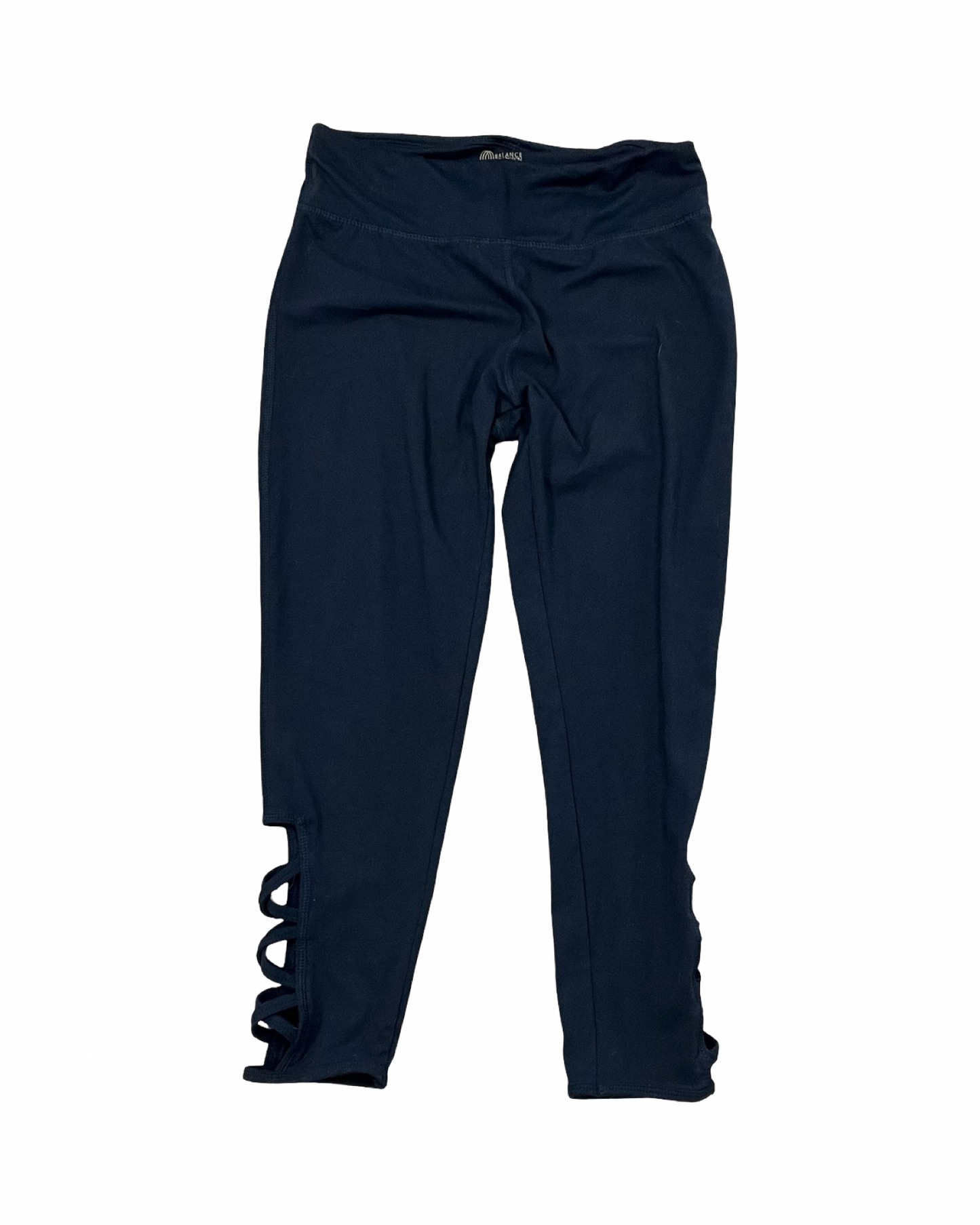 Athletic Leggings Capris By Balance Collection In Black, Size:M