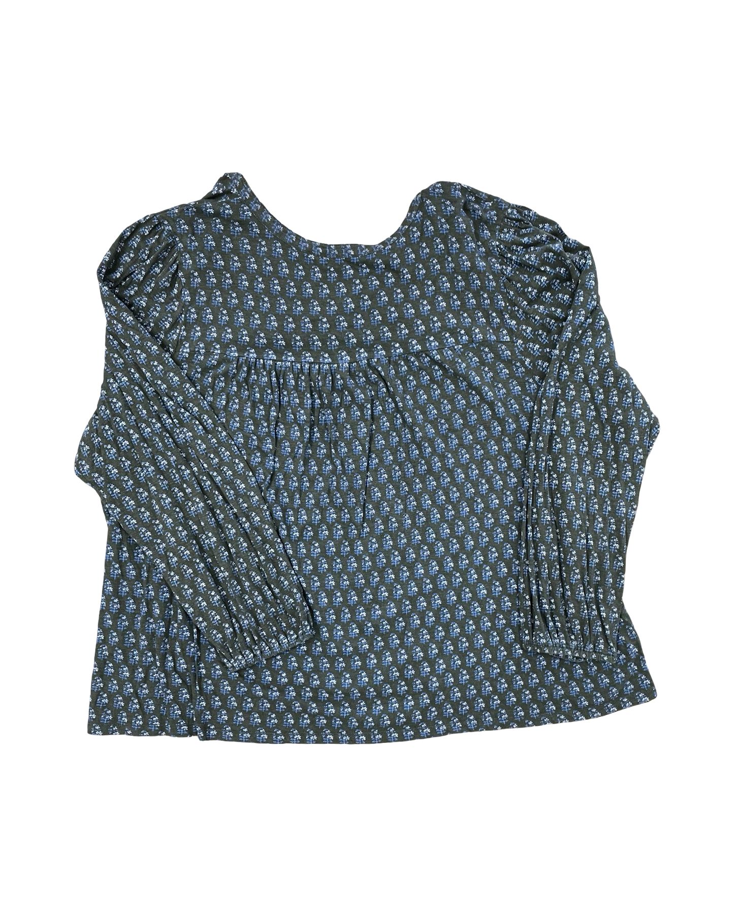 Top Ls By Lucky Brand In Green, Size:2X
