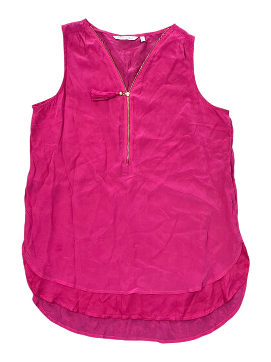Top Sleeveless By Soft Surroundings In Pink, Size:L