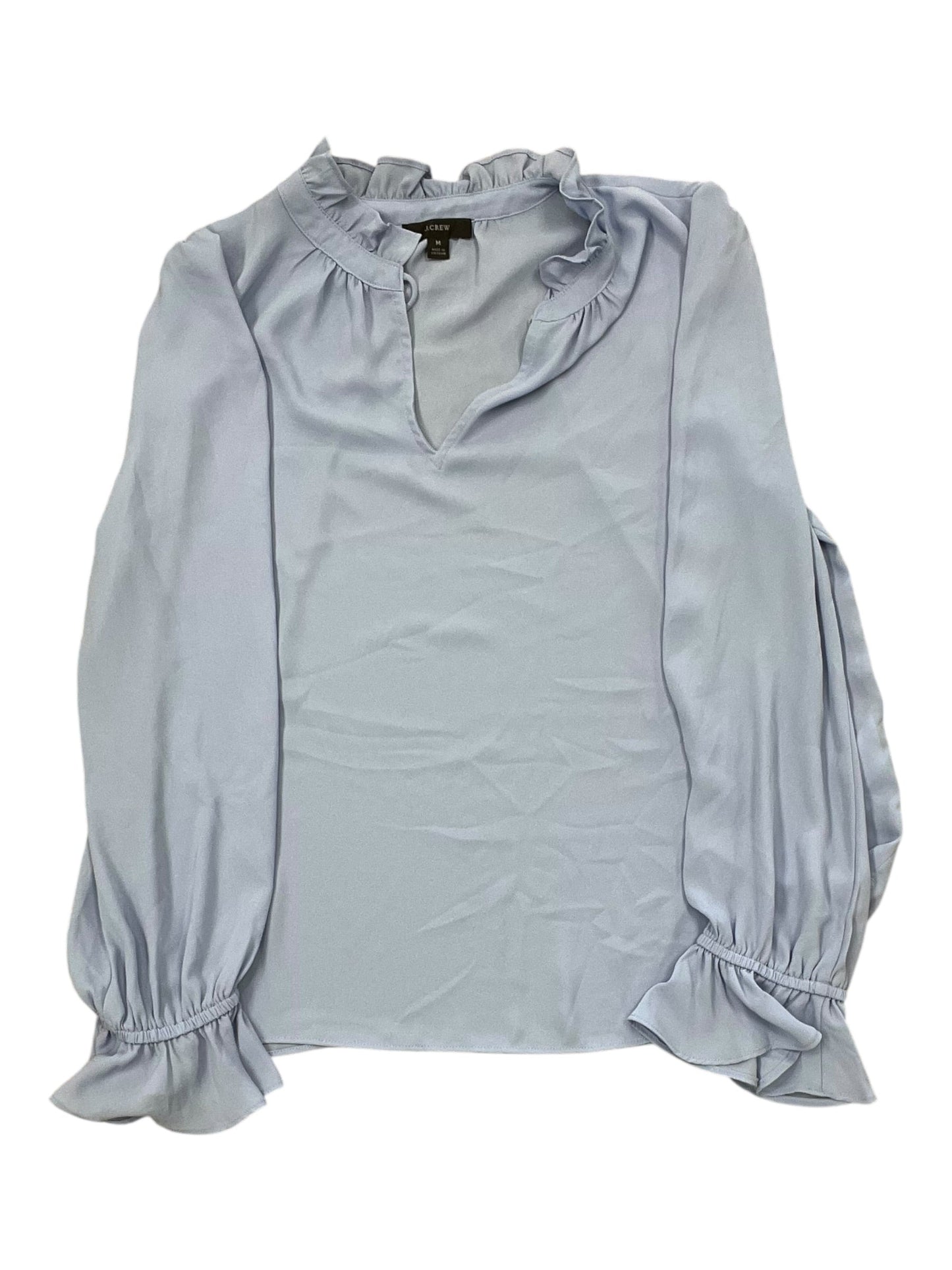 Top Ls By J. Crew In Blue, Size:M