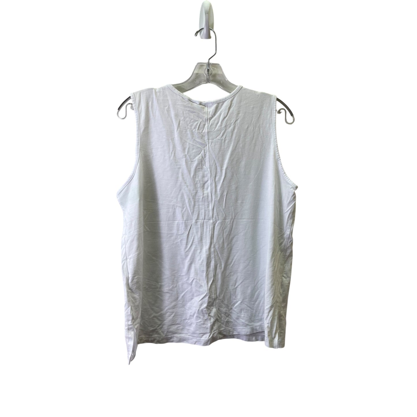 Top Sleeveless By Max Studio In White, Size:Xl