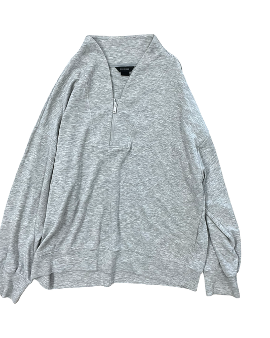 Sweatshirt Crewneck By Rae Mode In Grey, Size:2X