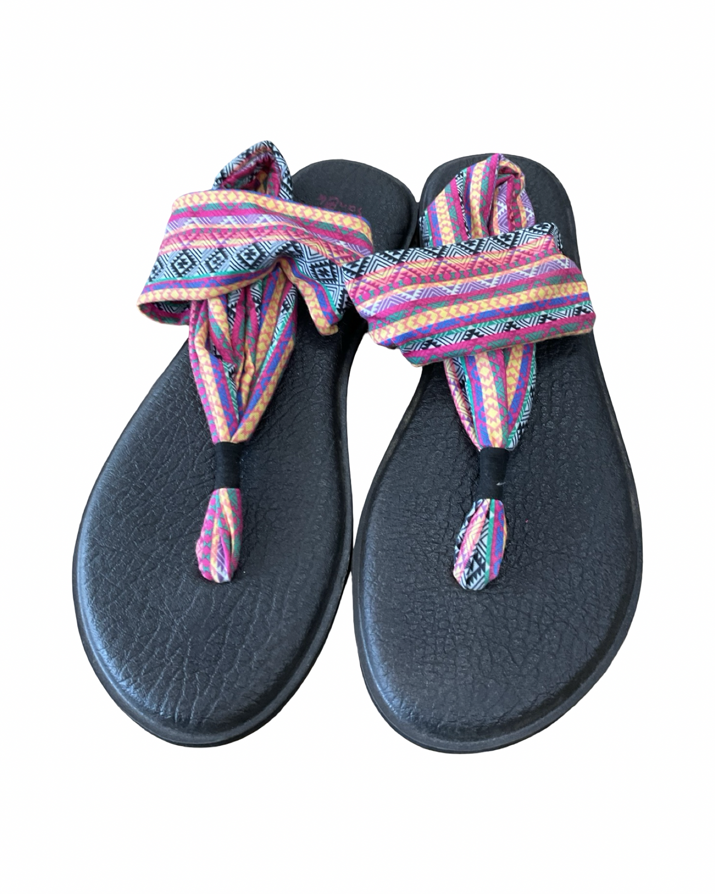 Sandals Flats By Sanuk In Multi, Size:10
