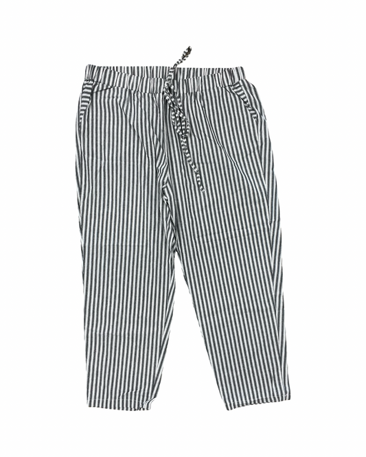 Pants Wide Leg By Clothes Mentor In Grey & White, Size:2X