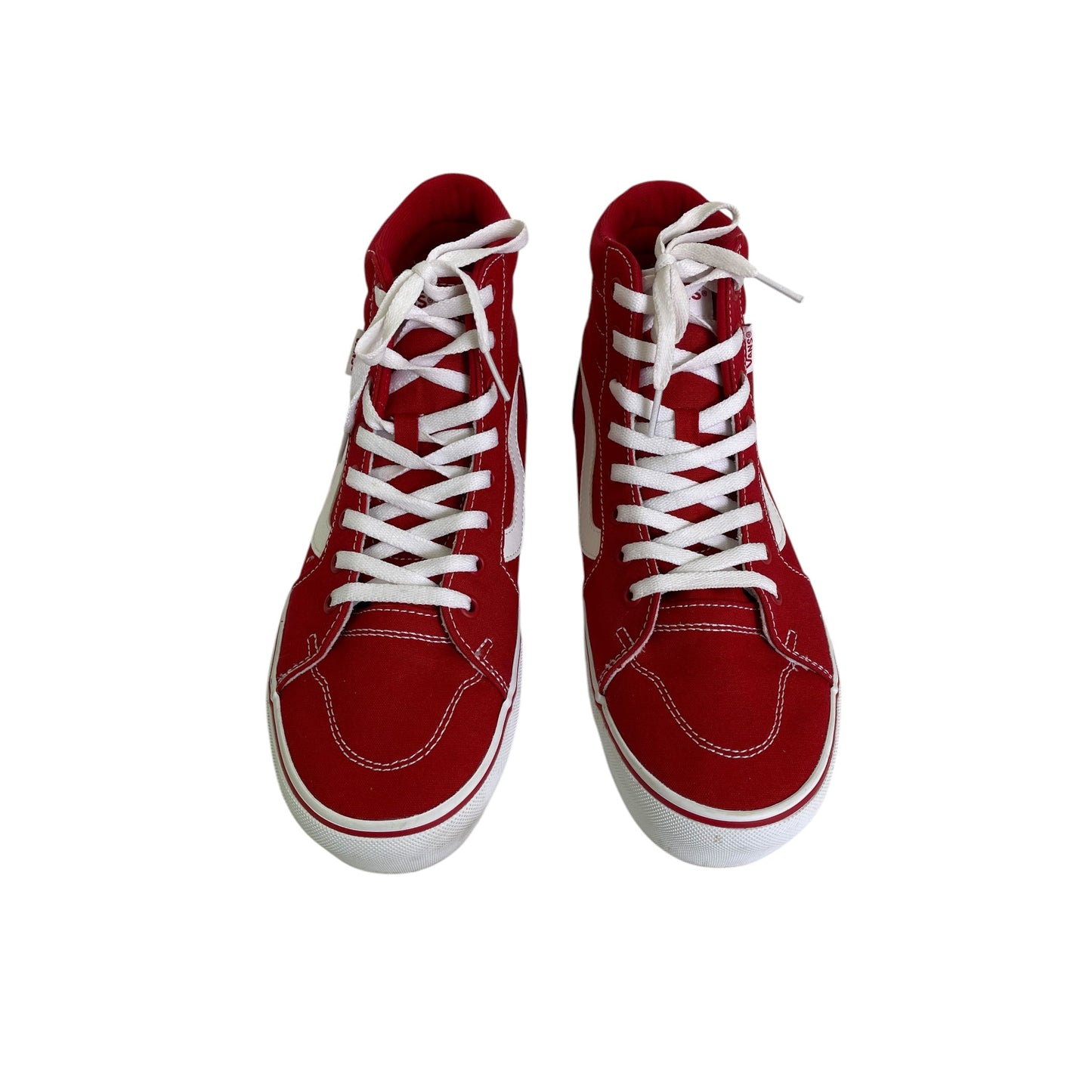 Shoes Sneakers By Vans In Red, Size:11