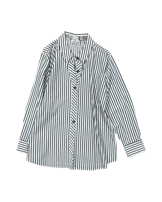 Blouse Ls By Clothes Mentor In White, Size:1X