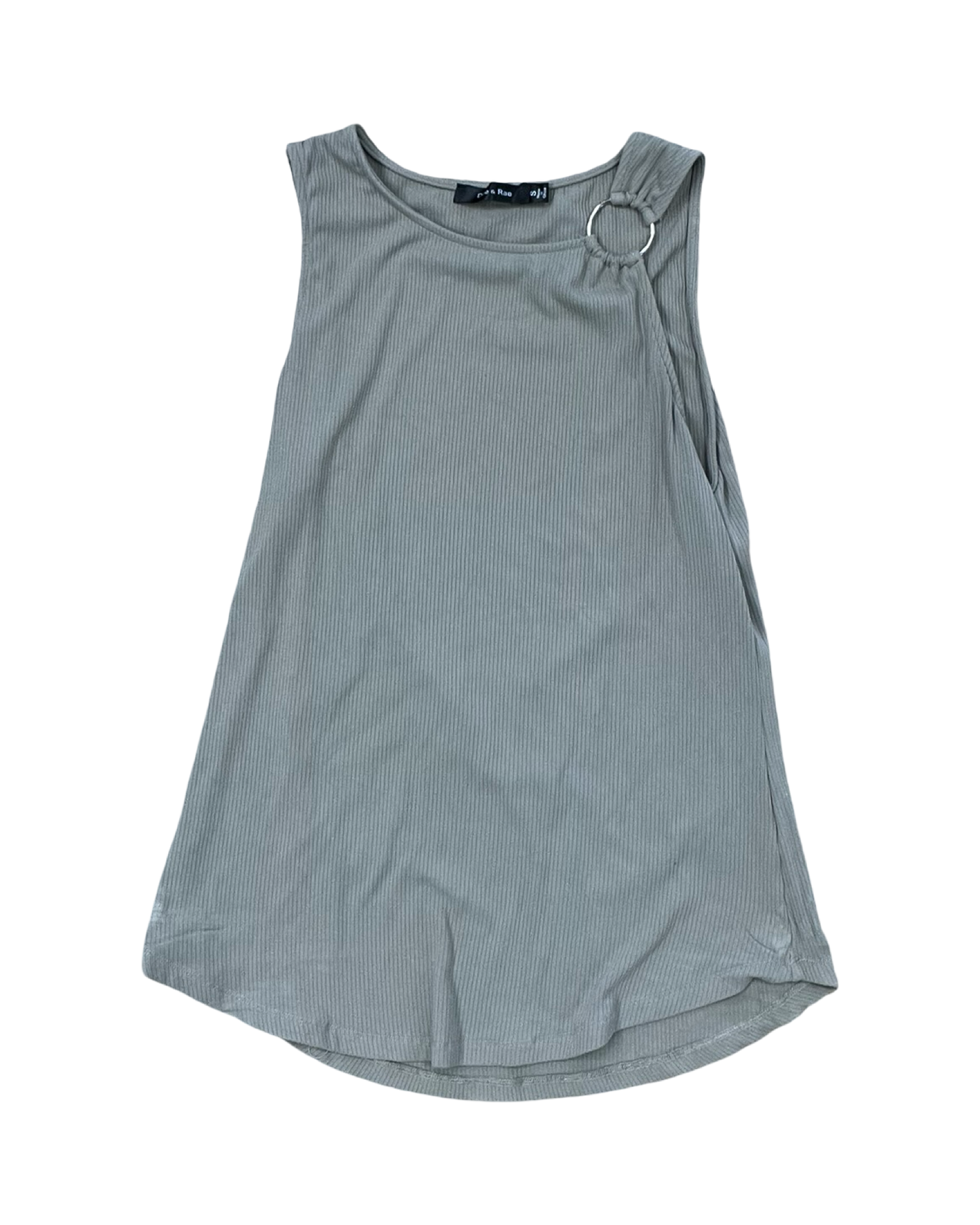 Top Sleeveless By Doe & Rae In Green, Size:S