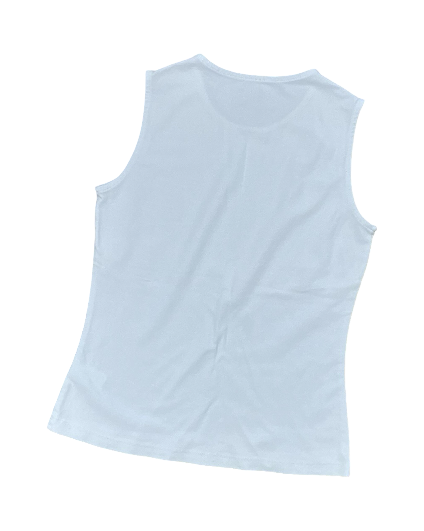 Tank Top By Adrienne Vittadini In White, Size:Xs