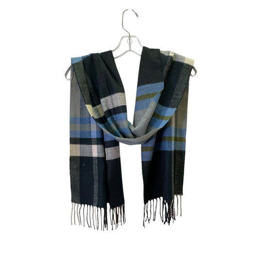 Scarf Winter By Cme In Black & Blue