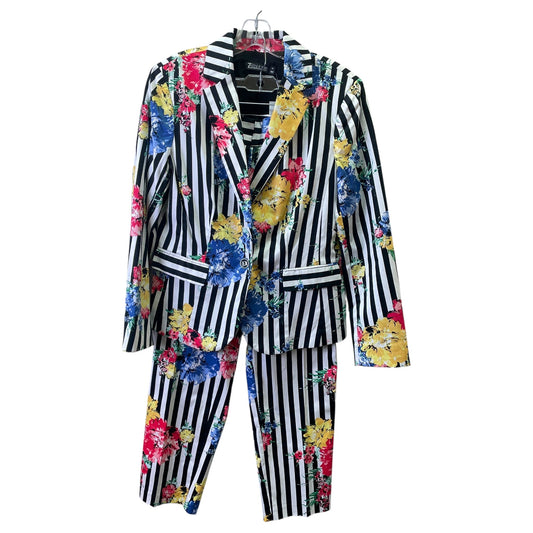 Pants Suit 2Pc By New York And Co In Black & White, Size:12