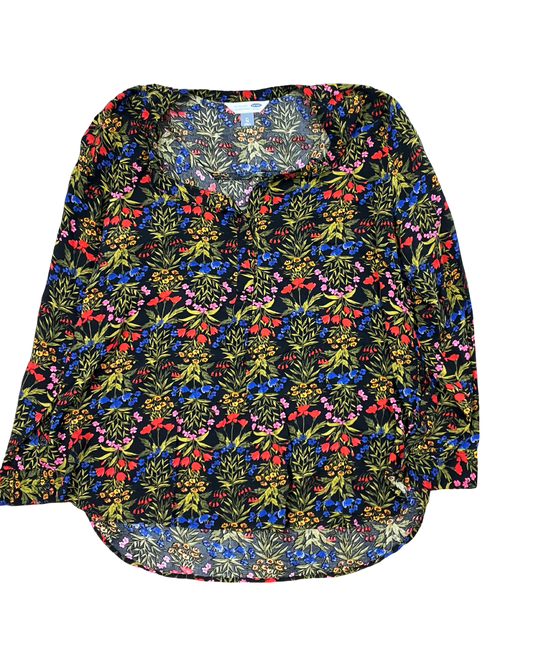 Tunic Ls By Old Navy In Floral Print, Size:Xl