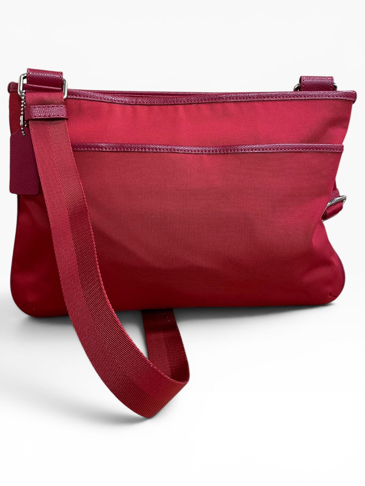Crossbody Designer By Coach In Red, Size:Large