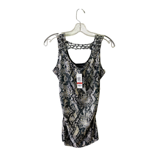 Tank Top By Inc In Snakeskin Print, Size:Xs