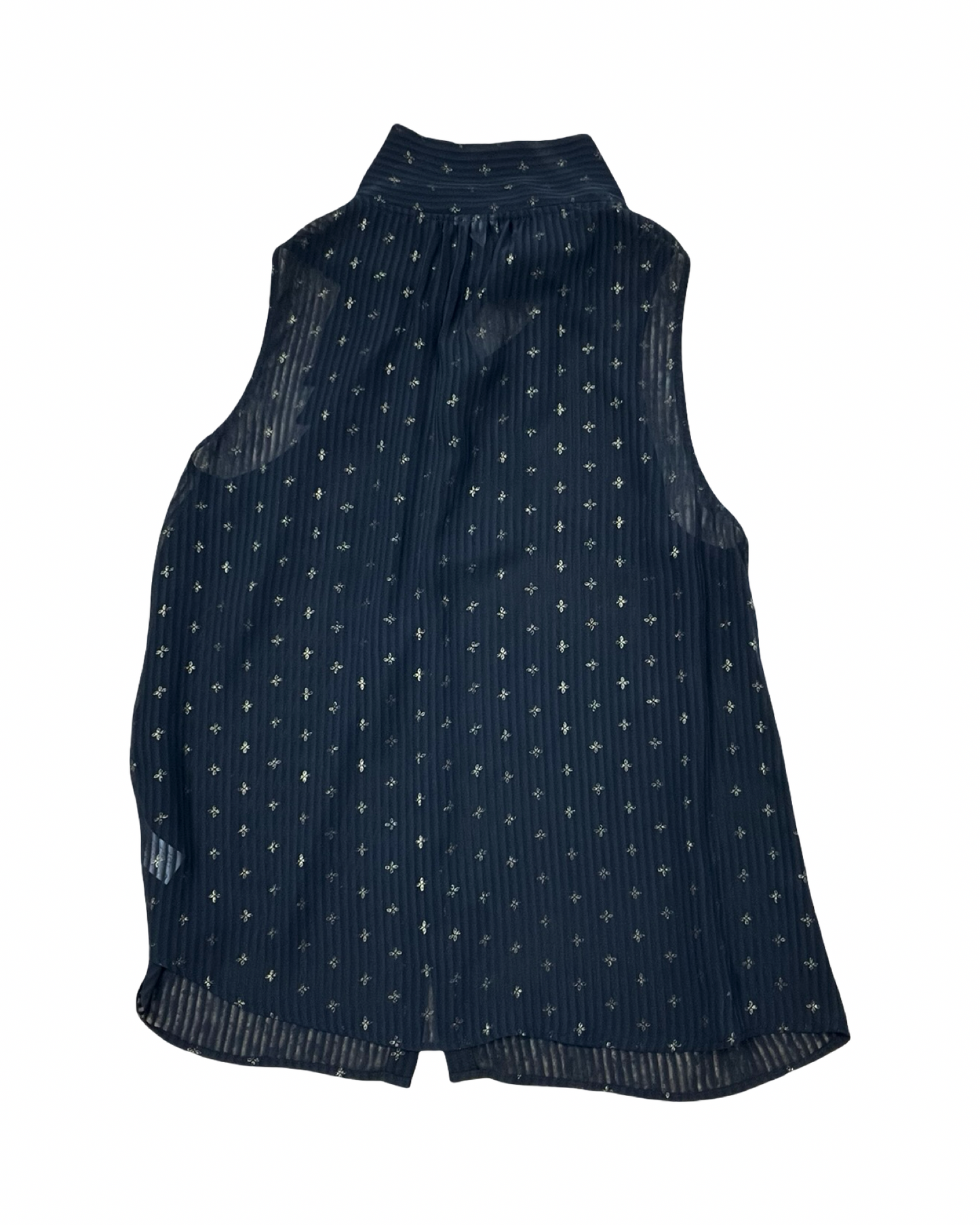 Top Sleeveless By Clothes Mentor In Black, Size:L