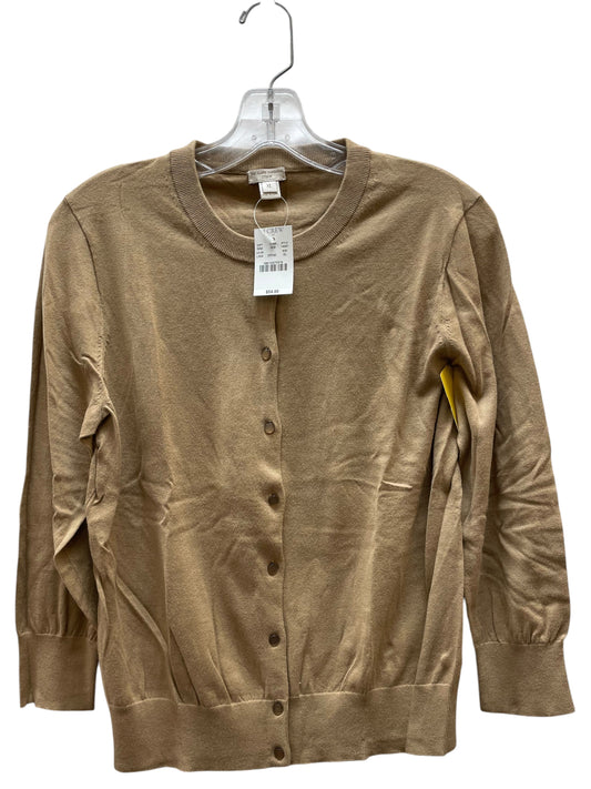 Cardigan By J. Crew In Tan, Size:Xl