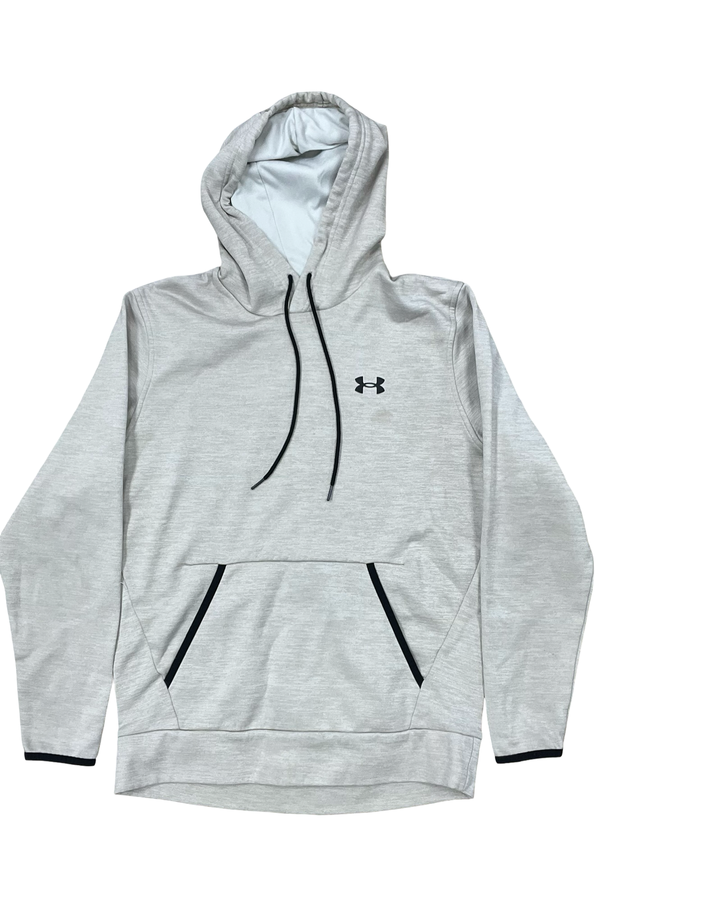 Athletic Sweatshirt Hoodie By Under Armour In Tan, Size:S