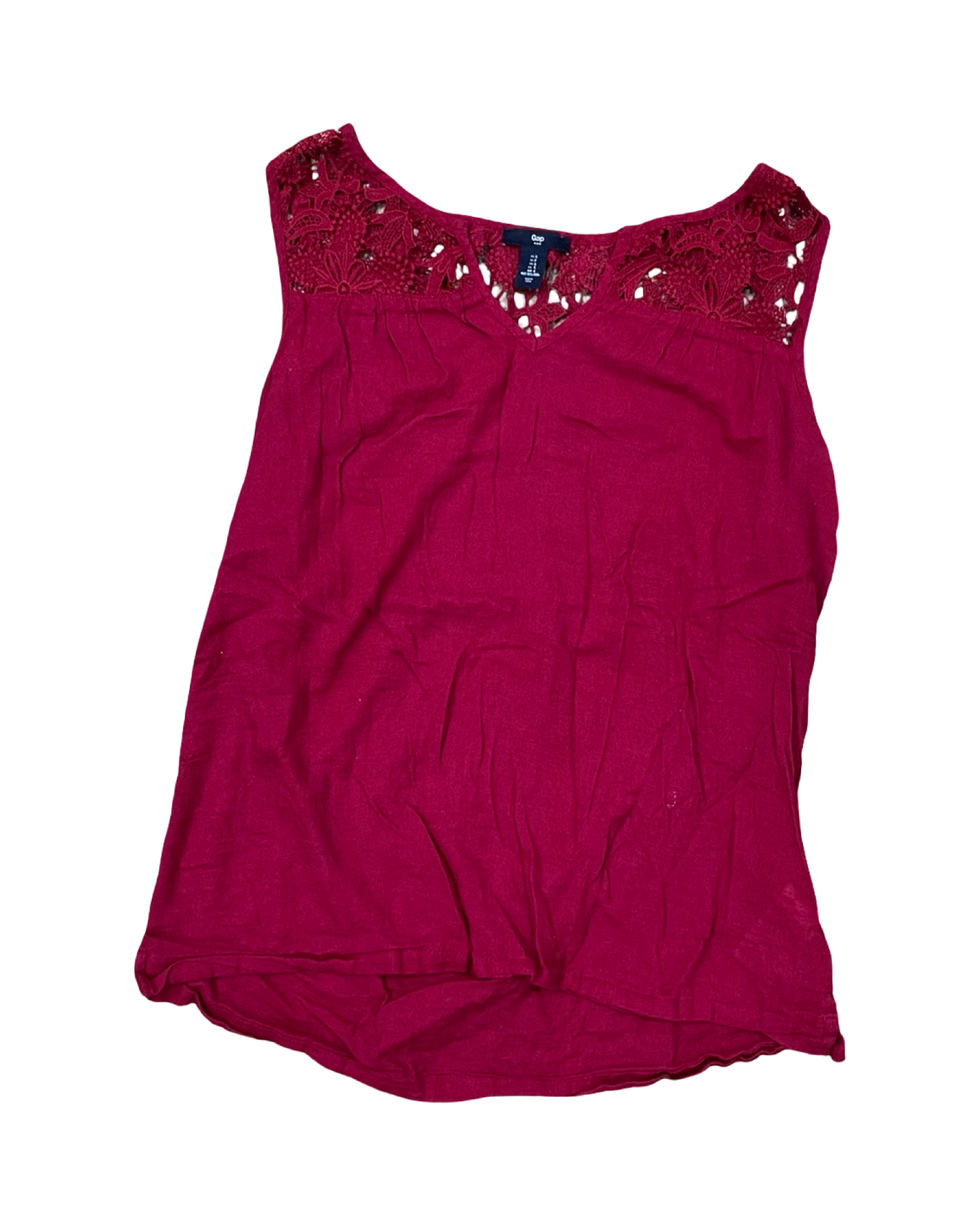 Top Sleeveless By Gap In Pink, Size:S