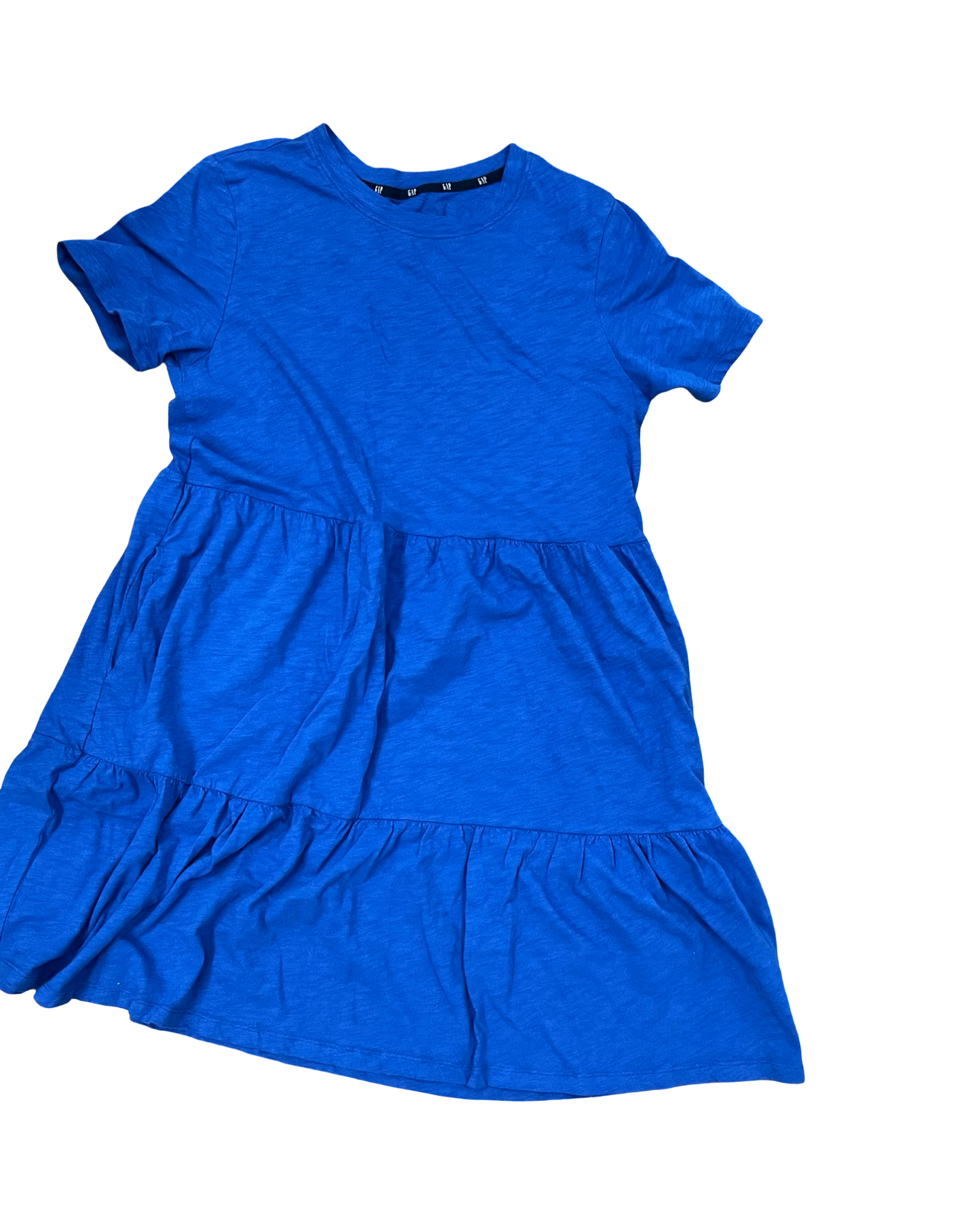 Dress Casual Midi By Gap In Blue, Size:M