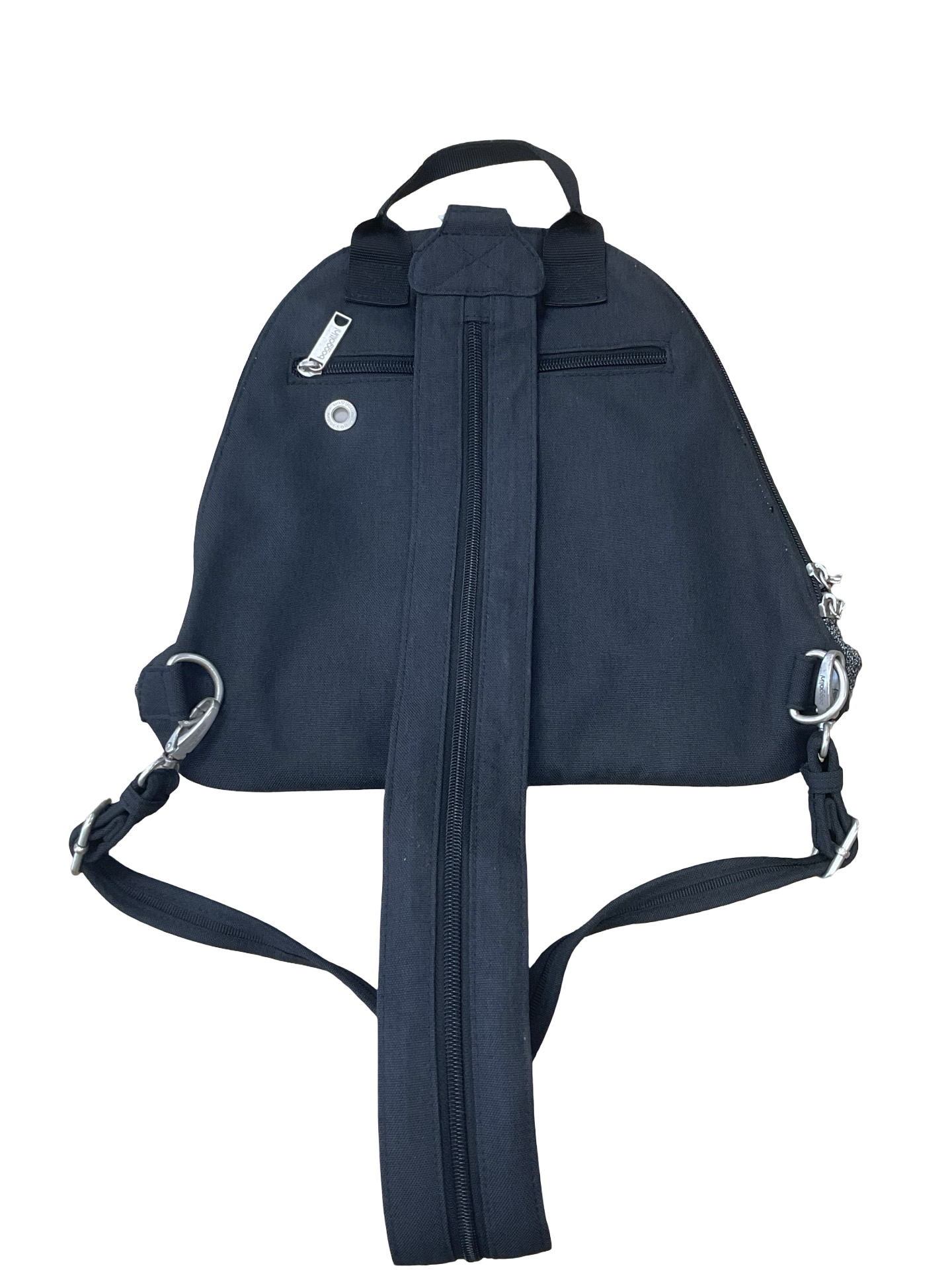 Backpack By Baggallini In Black & Grey, Size:Small