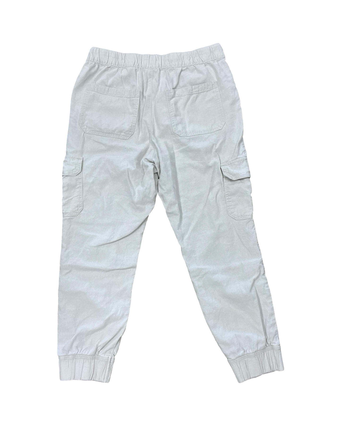 Pants Cropped By St Johns Bay In Cream, Size:M