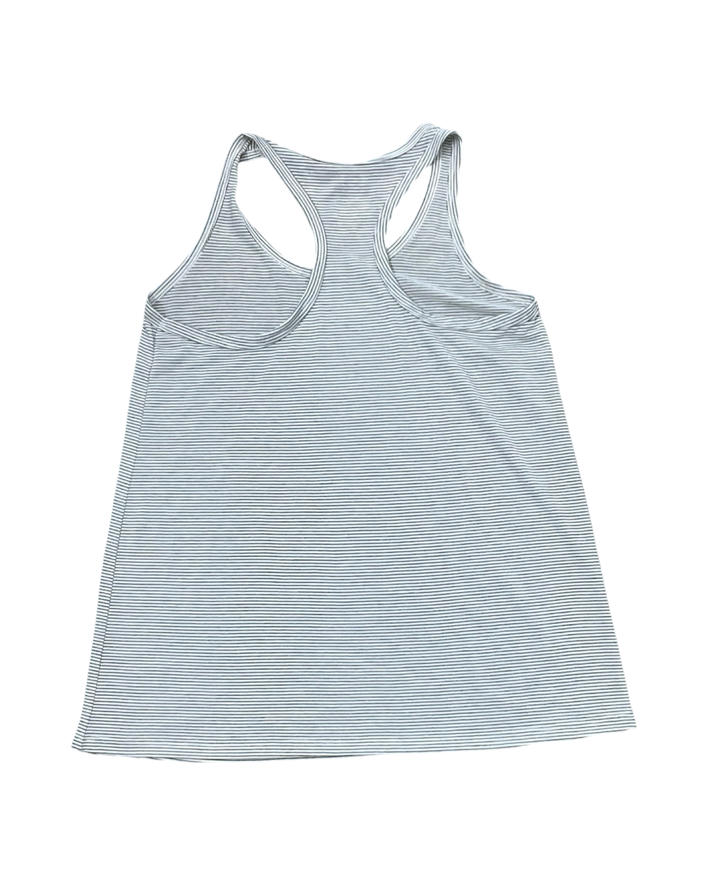 Athletic Tank Top By Athletic Works In Grey & White, Size:M