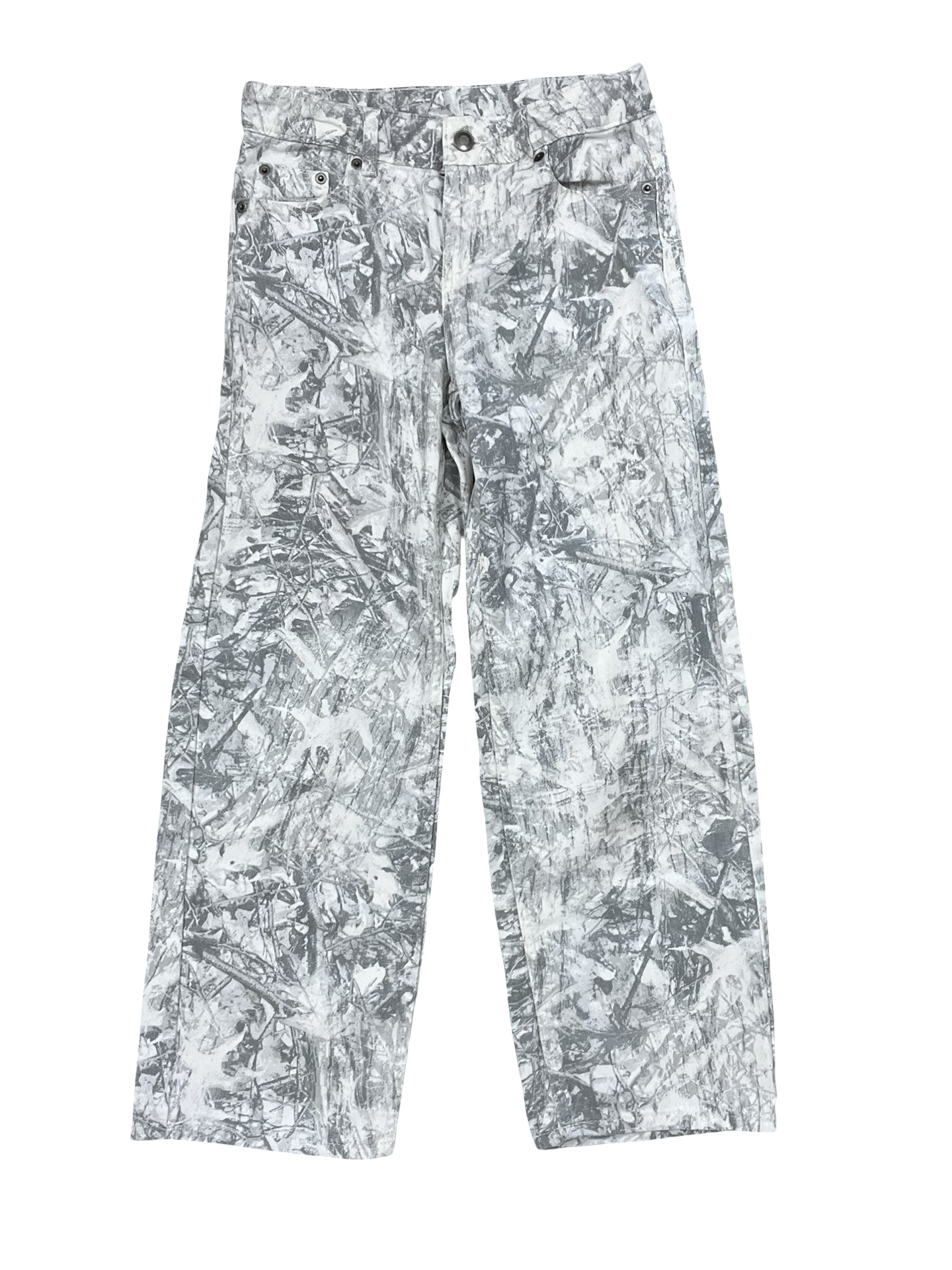 Jeans Straight By Clothes Mentor In Camouflage Print, Size:12