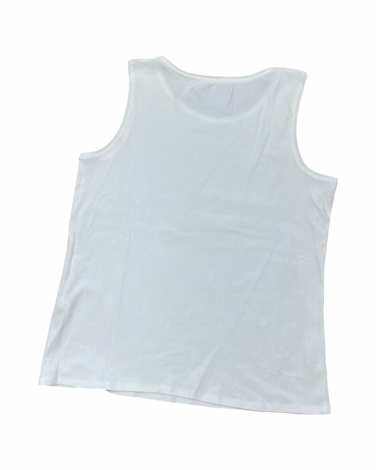 Tank Top By Chicos In White, Size:L