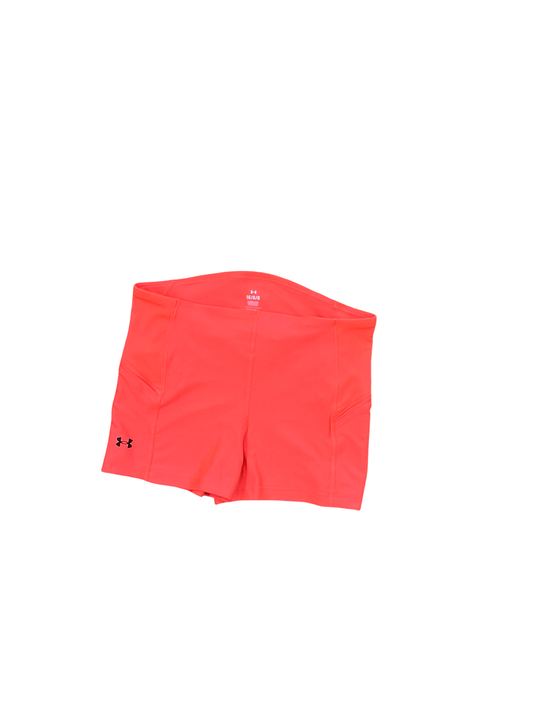 Athletic Shorts By Under Armour In Orange, Size:L