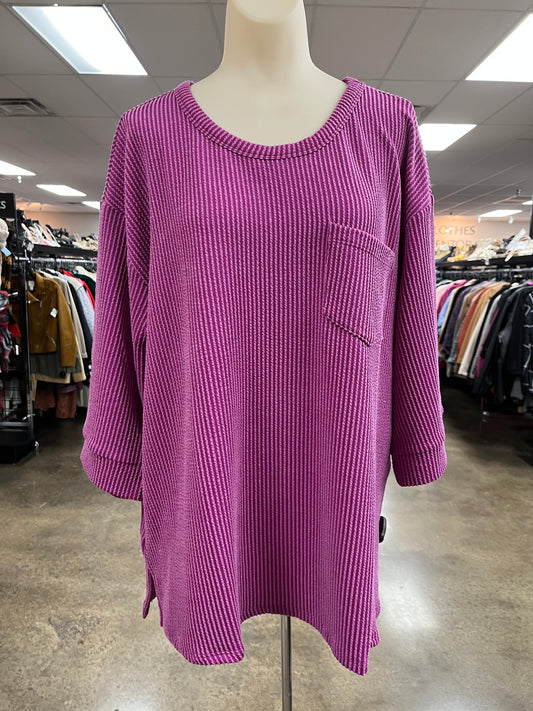 Top Ss By Andree By Unit In Purple, Size:L