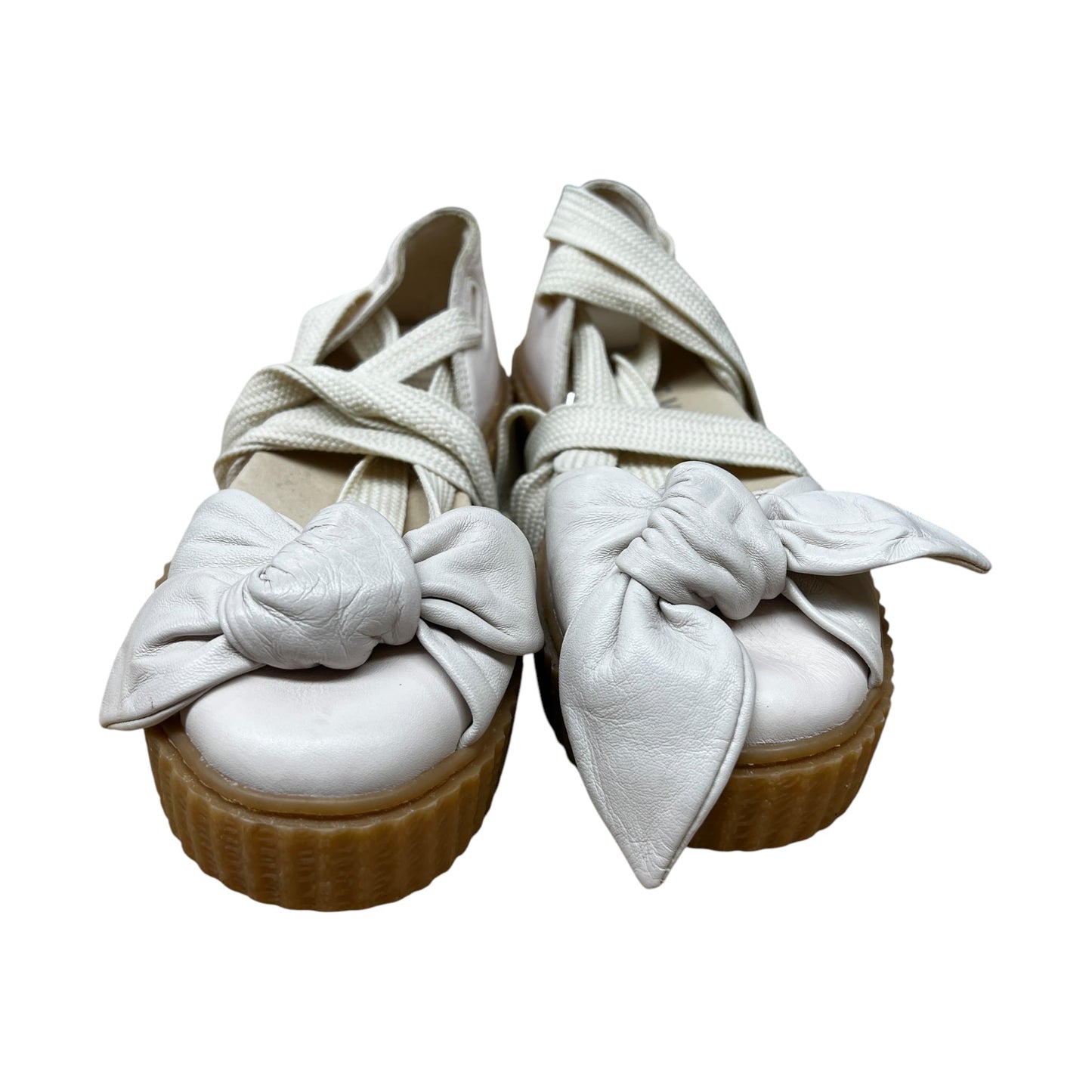 Shoes Heels Platform By Puma In Cream, Size:7