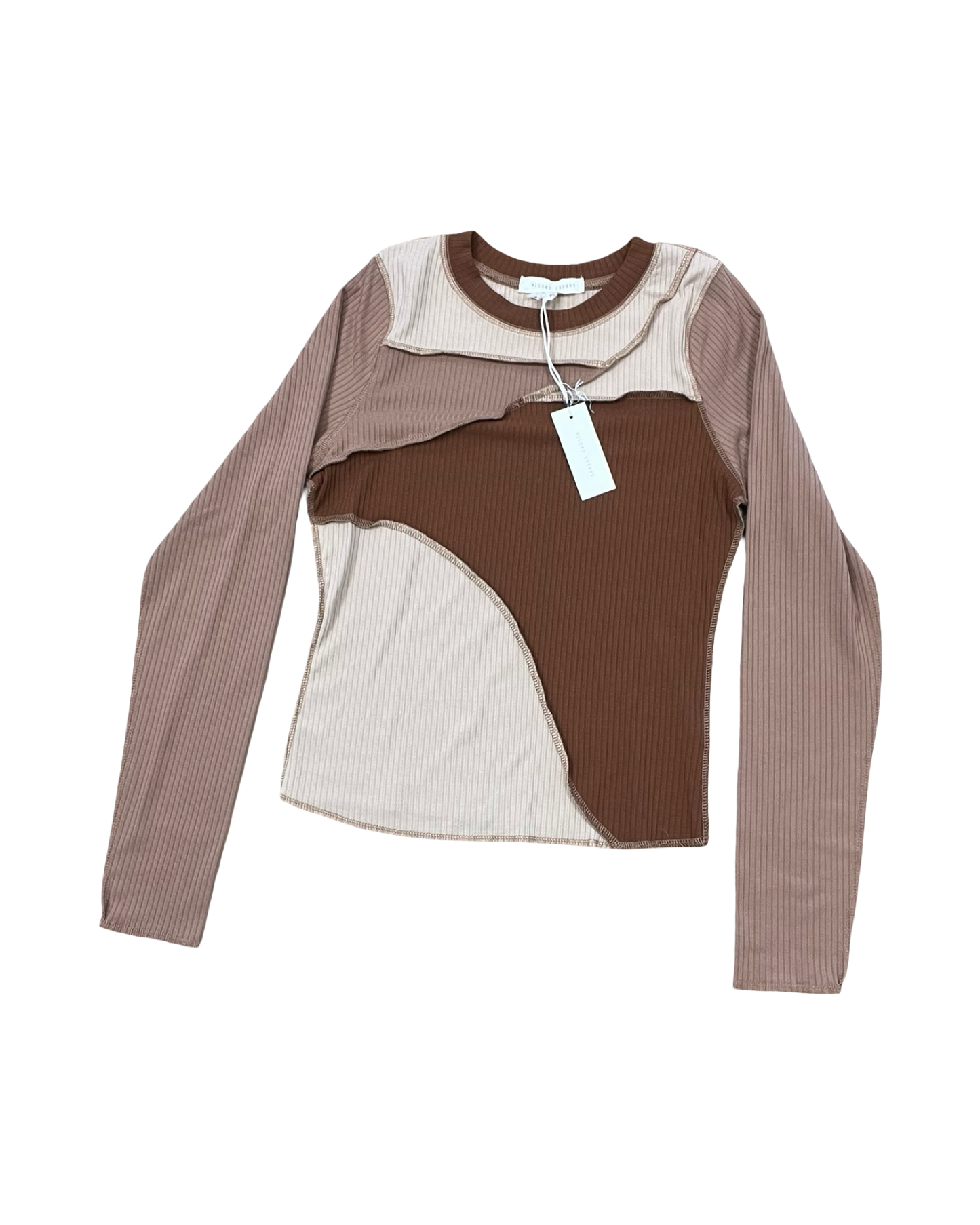 Top Ls By Gilded Intent In Brown, Size:S