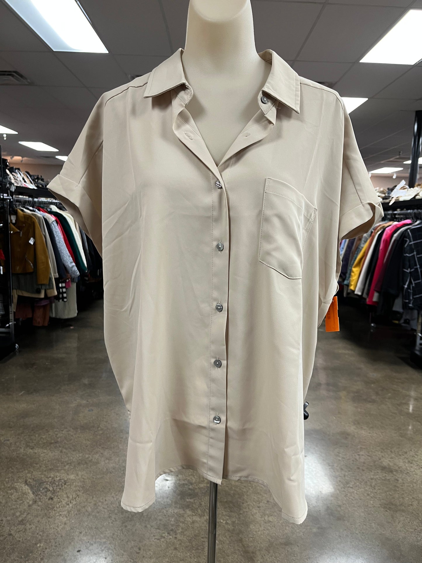 Top Ss By Entro In Tan, Size:L