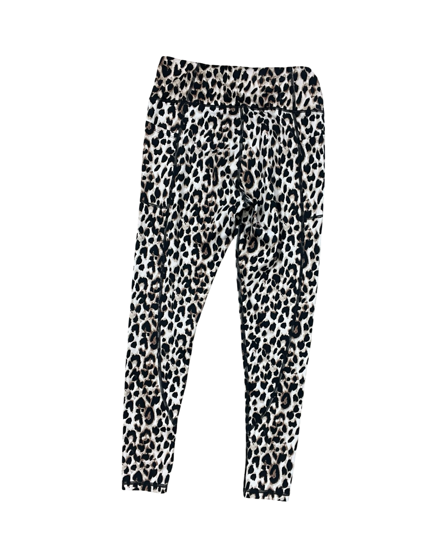 Athletic Leggings By Victorias Secret In Leopard Print, Size:L
