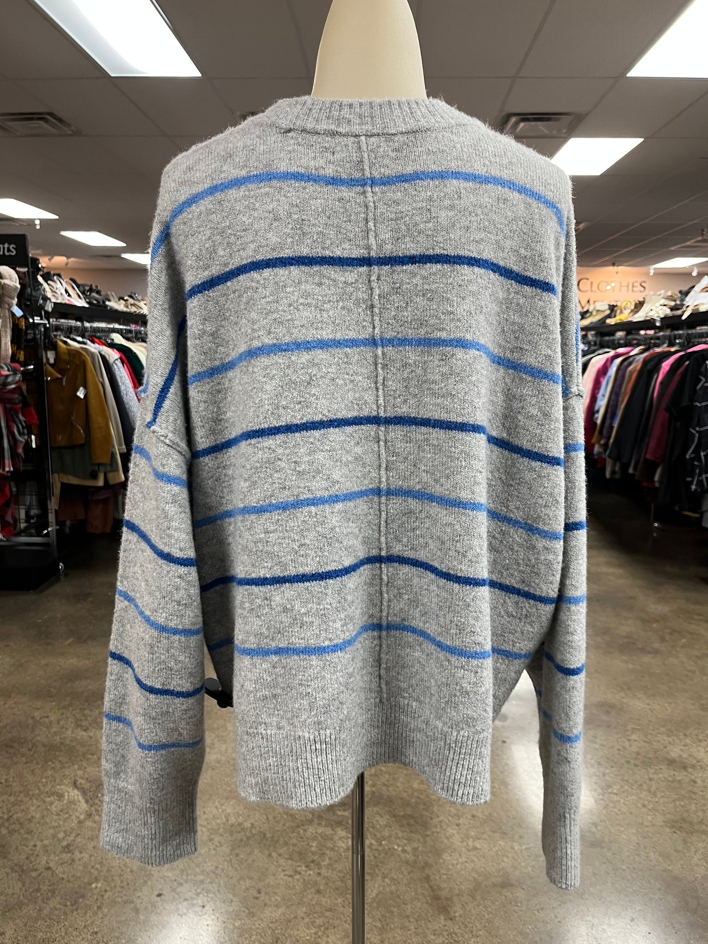Sweater By American Eagle In Grey, Size:L