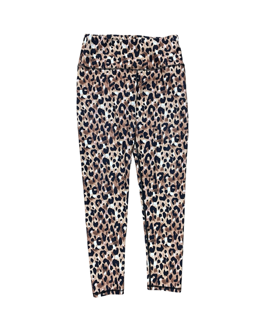 Athletic Leggings By Gottex In Animal Print, Size:L