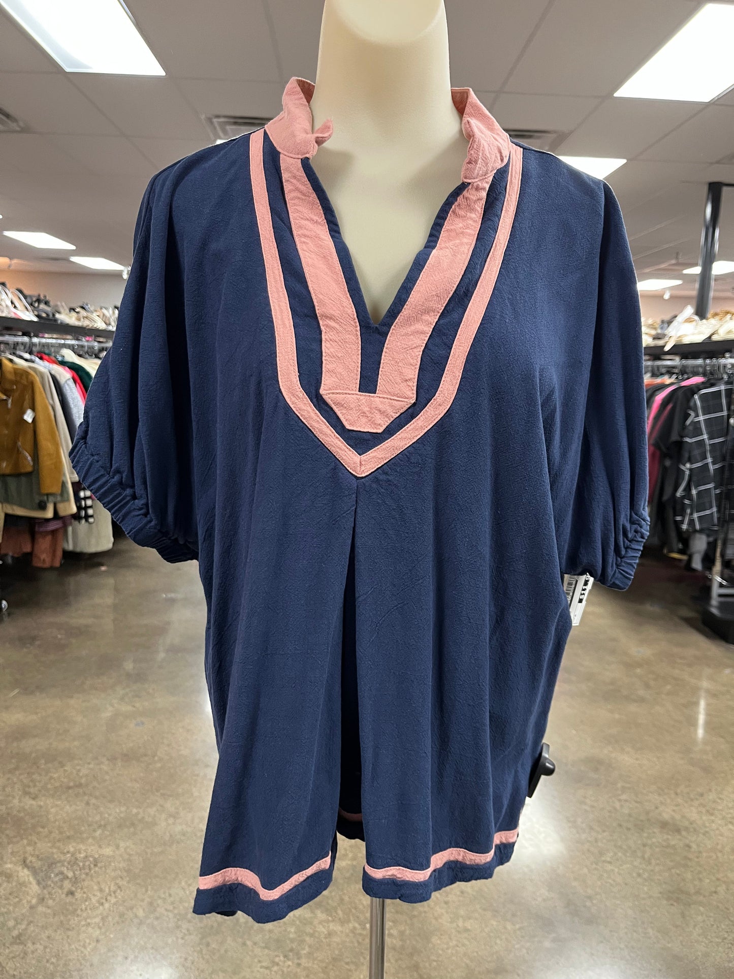 Top Ss By Umgee In Navy, Size:M