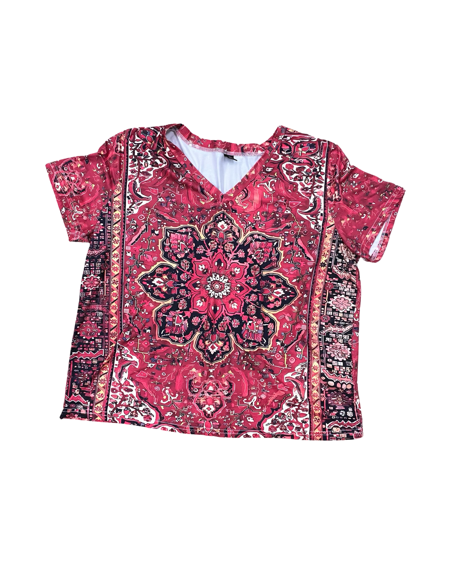 Top Ss By Shein In Red, Size:Xl