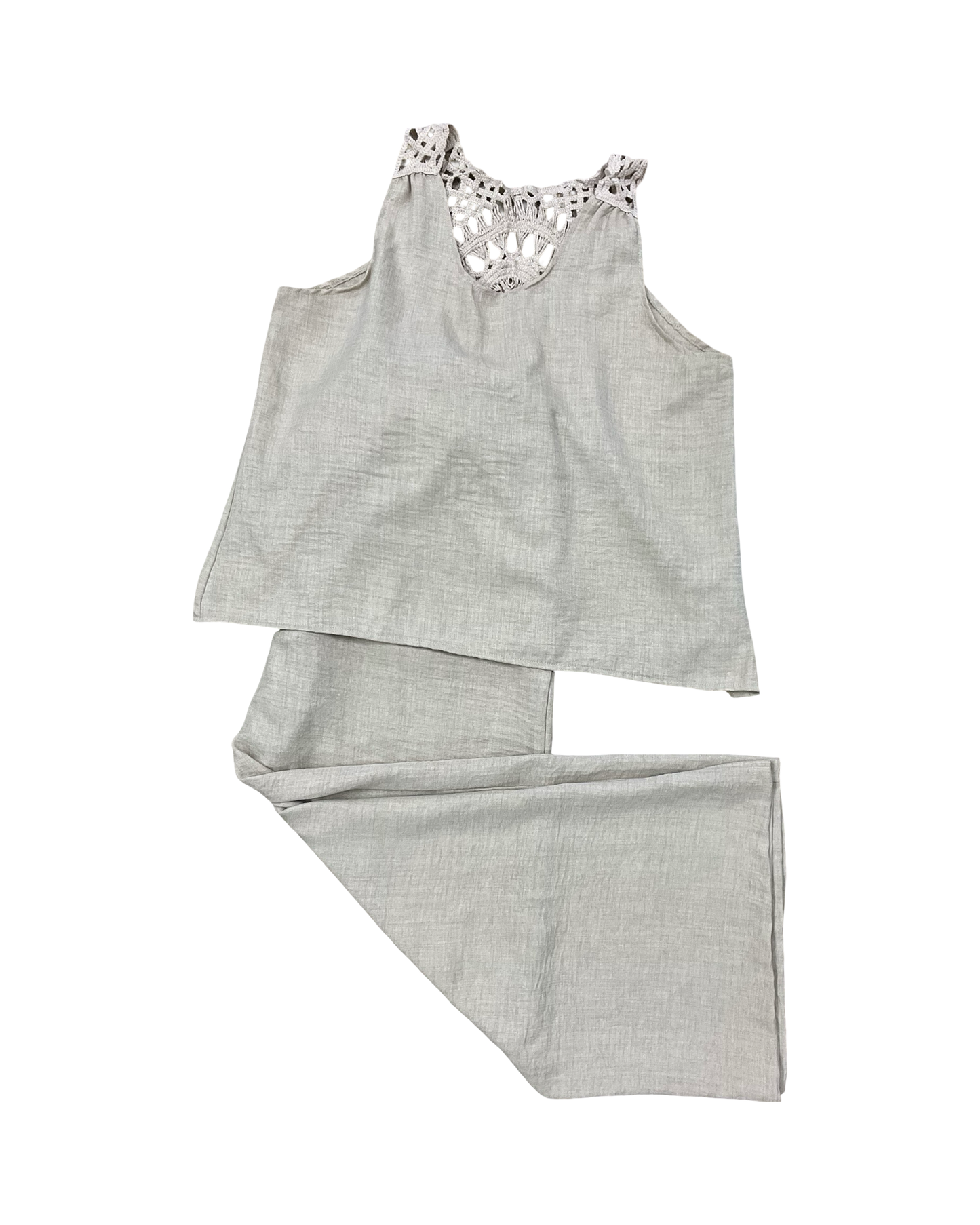 Lounge Set Pants By Shein In Tan, Size:Xl