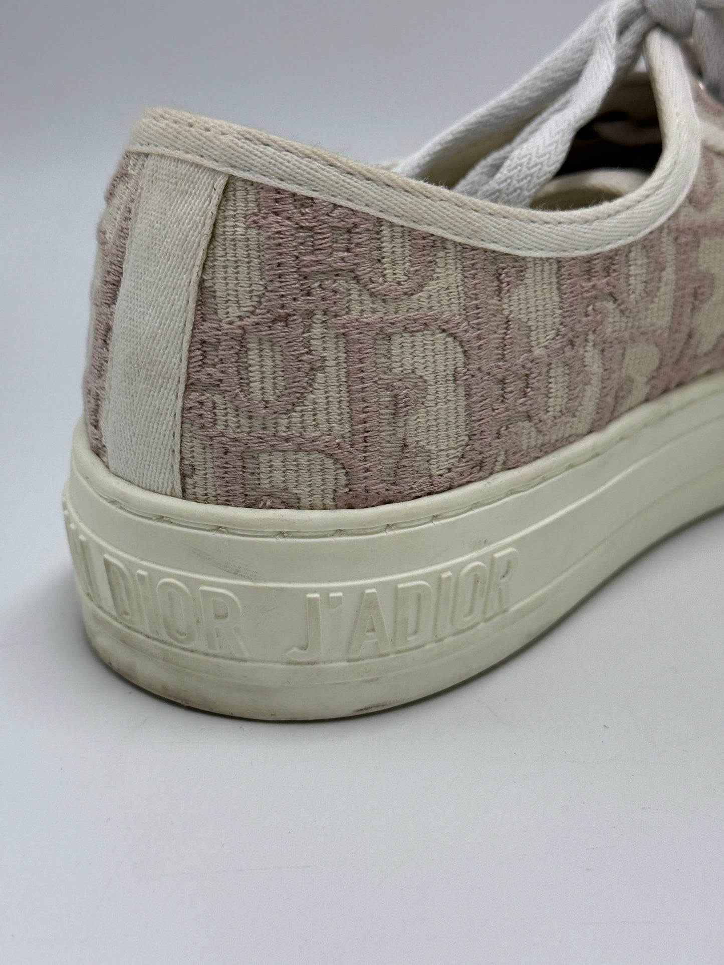 Christian Dior Walk'n'Dior Luxury Sneaker Shoes In Pink, Size: 7.5 (38)