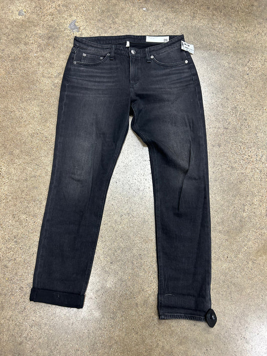 Jeans Boyfriend By Rag And Bone In Black, Size:6