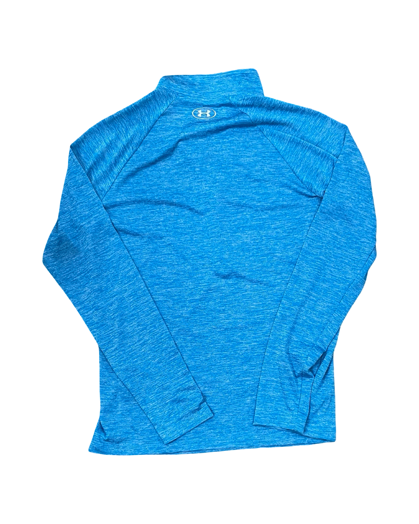 Athletic Top Ls Collar By Under Armour In Blue, Size:L