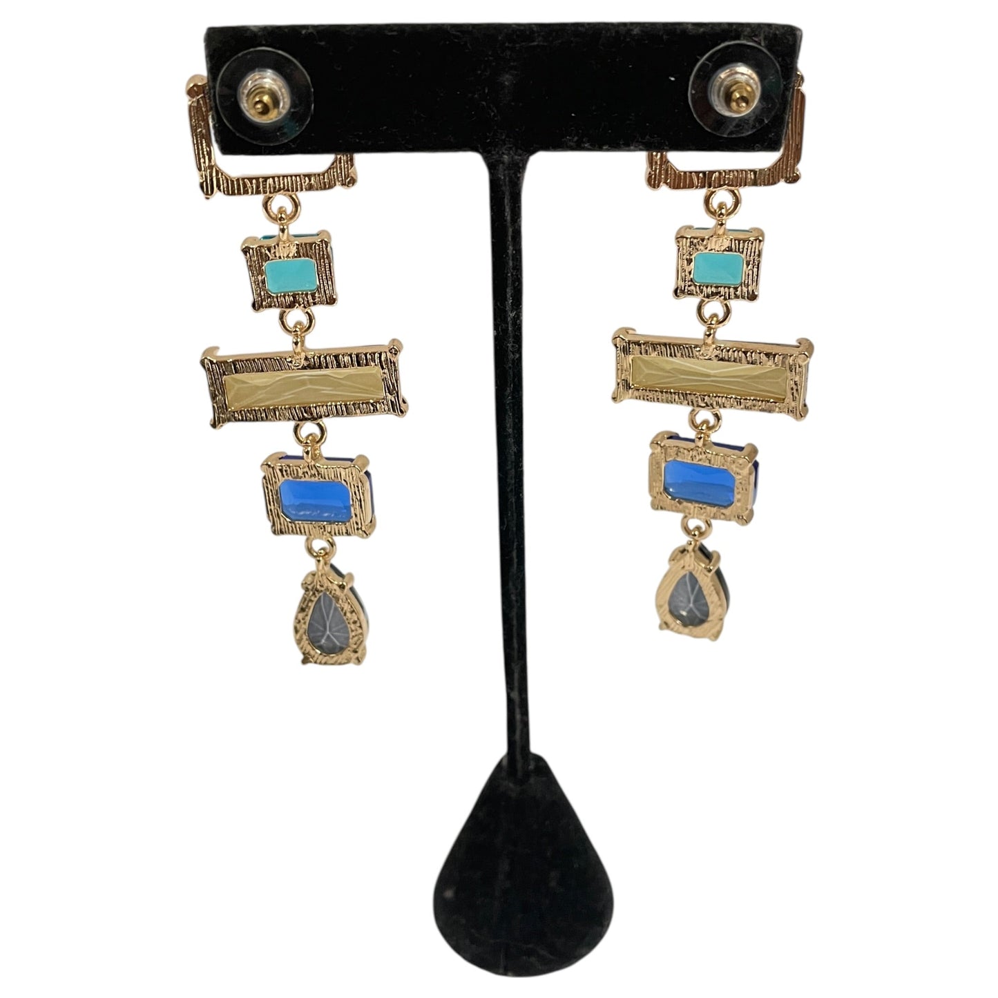 Earrings Designer By Natasha In Multi