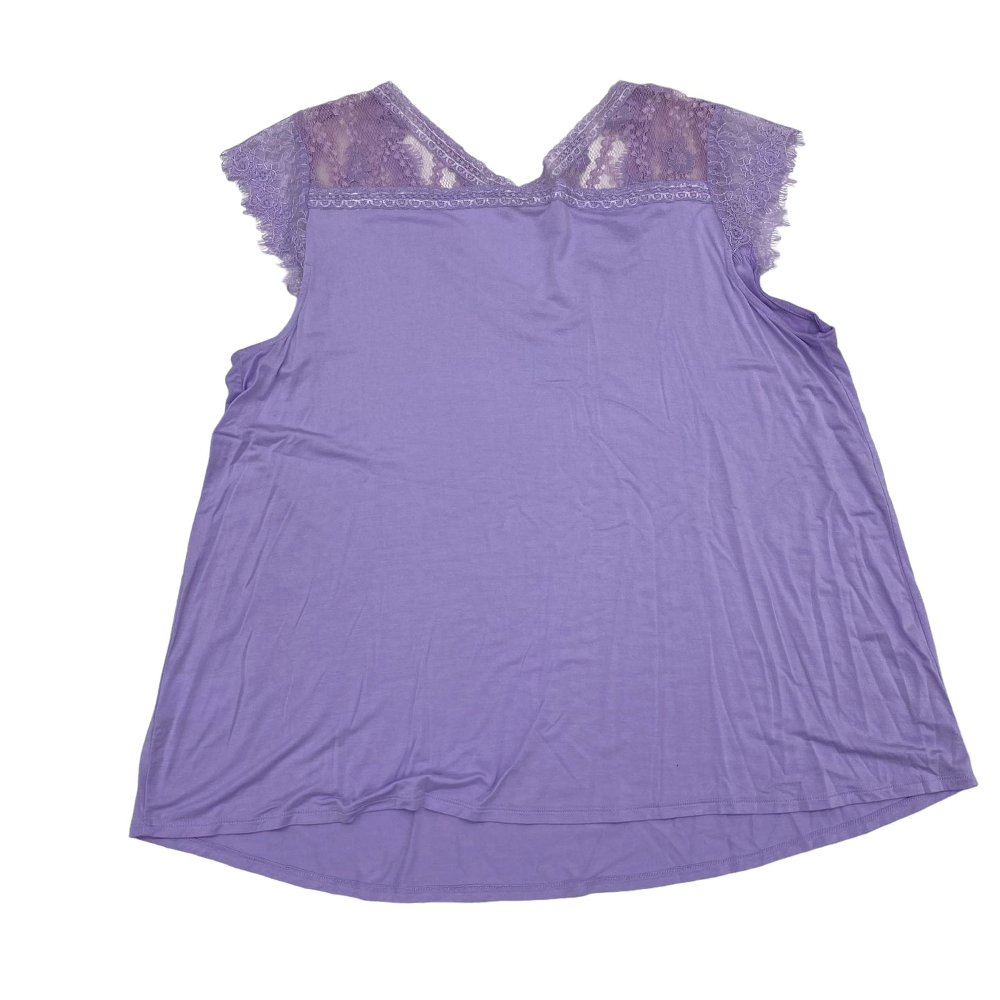 PURPLE    CLOTHES MENTOR TOP SS, Size 2X