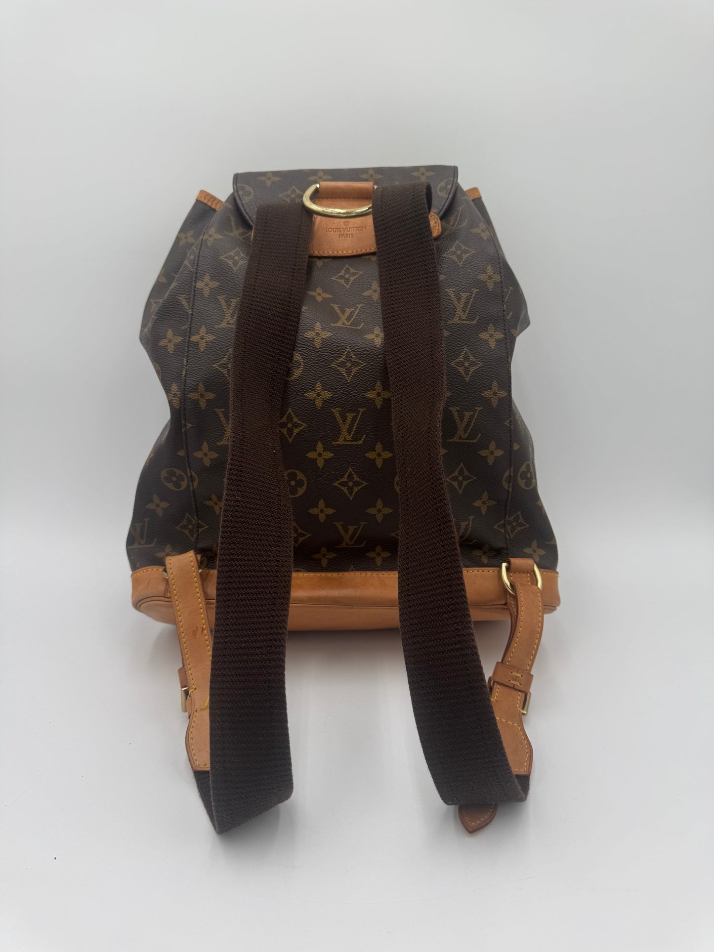 Backpack Luxury Designer By Louis Vuitton In Brown, Size:Medium
