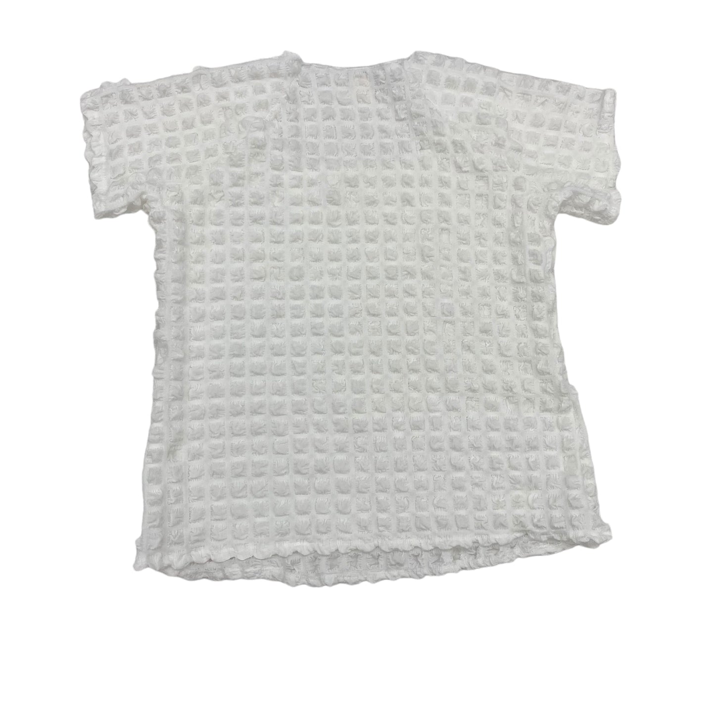 WHITE    CLOTHES MENTOR TOP SS, Size 1X