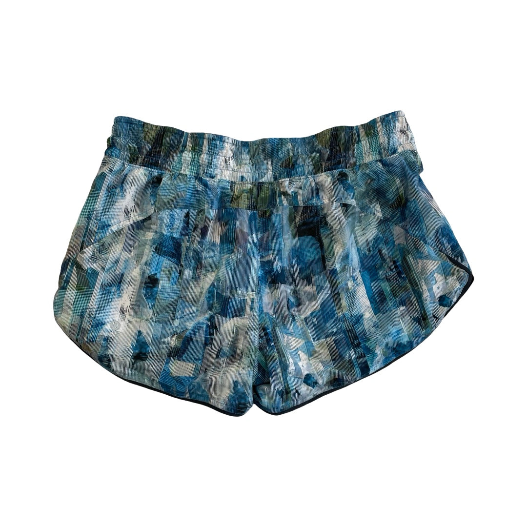 Athletic Shorts By Lululemon In Blue, Size:10