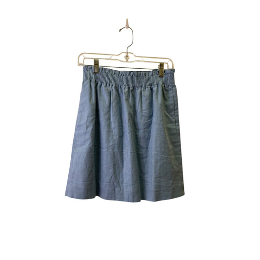 Skirt Mini & Short By J. Crew In Blue, Size:2