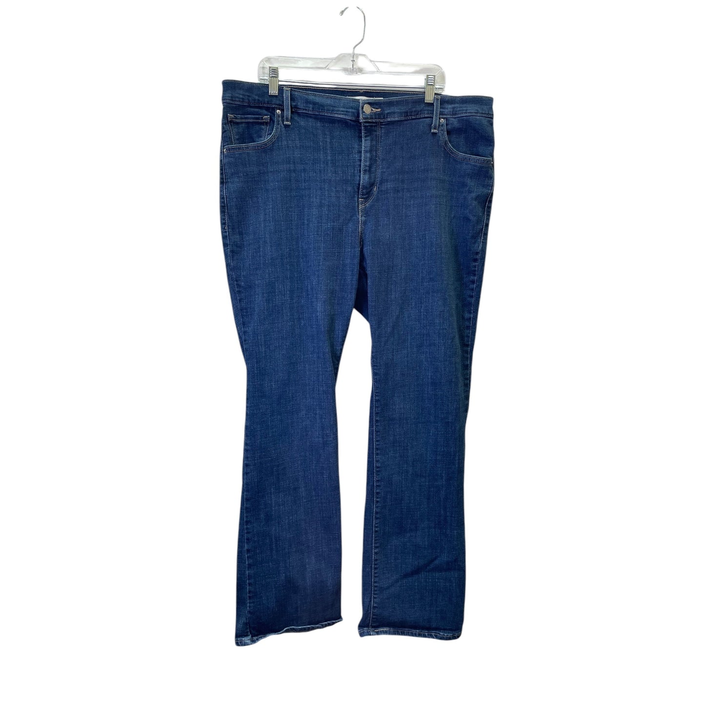 Jeans Boot Cut By Levis In Blue, Size:20