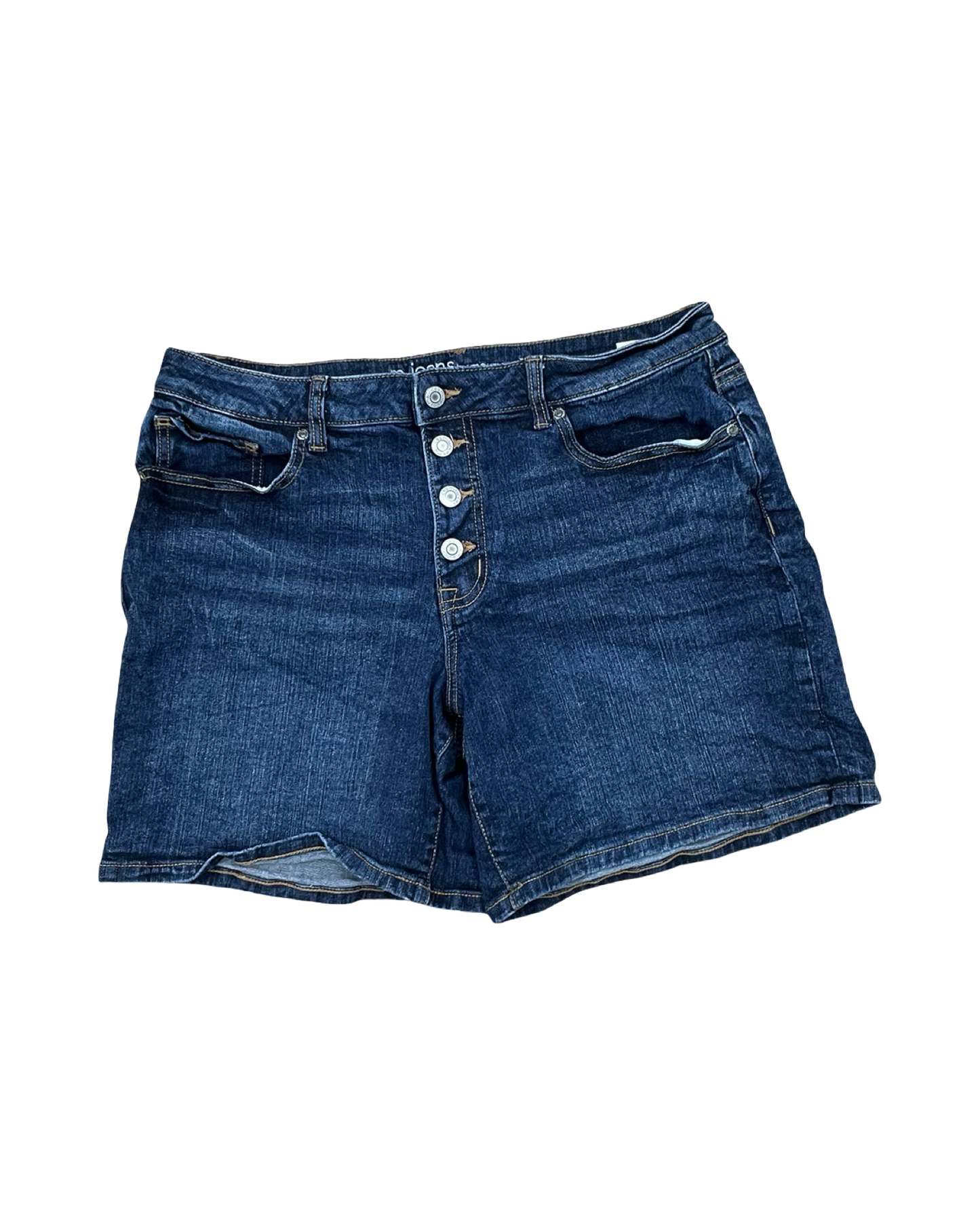 Shorts By Maurices In Blue Denim, Size:14